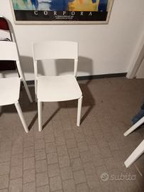 Coppia sedie Bianche