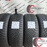 4 PNEUMATICI 215/55 R16 HANKOOK INVERNALI 80%
