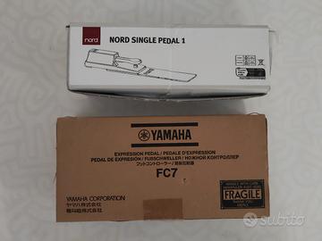 pedali Nord Pedal 1 e Yamaha FC7 