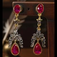 orecchini art decò stile antico 