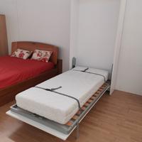 letto a scomparsa singolo ribalta verticale a muro