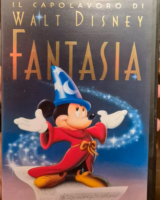 Videocassetta VHS Fantasia di Walt Disney