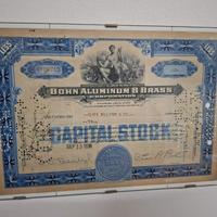 Azione originale d’epoca – Société des Mines de Bo