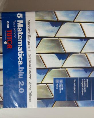 Matematica blu 2.0 Zanichelli libro 