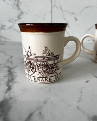Tris Tazze Mug Biltons England Vintage Anni 70