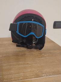 Casco sci +maschera