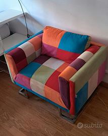 poltrona colorata
