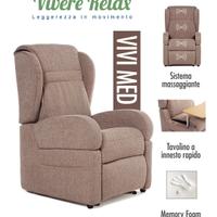Poltrona disabili vivi med relax totale
