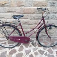 Bicicletta donna 26" bordeaux 