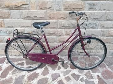 Bicicletta donna 26" bordeaux 