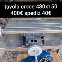 tavola a croce trapano fresatrice