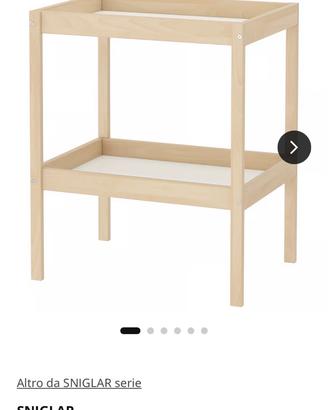 Fasciatoio Ikea in legno come nuovo