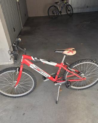bicicletta rossa per bambini