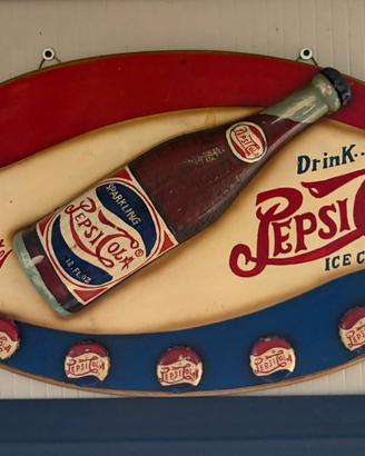 Insegna decorativa vintage Pepsi-Cola da parete