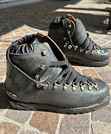 Scarponi sci  cuoio vintage