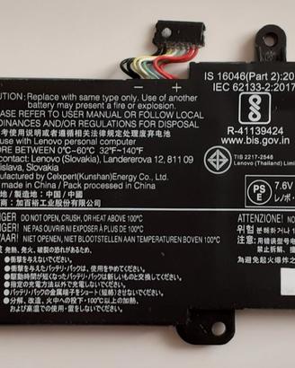 Batteria Li-Ion per laptops Lenovo V15-ADA