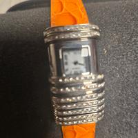 Orologio donna Geneva – cinturino arancione e corn