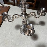 Candelabro argentato