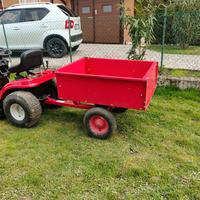 rimorchio trattorino tagliaerba nuovo