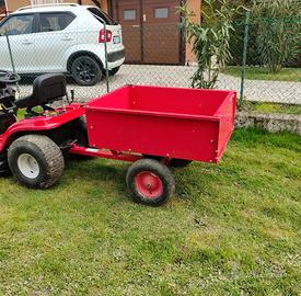 rimorchio trattorino tagliaerba nuovo