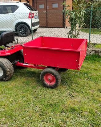 rimorchio trattorino tagliaerba nuovo