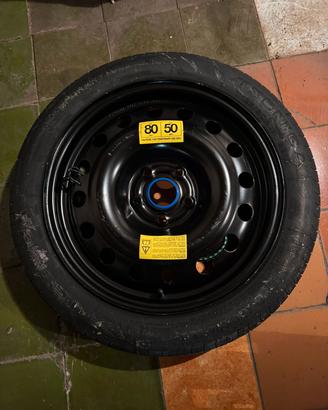 Ruotino125/80 R17  5fori+cricAudi A3/VW GOLF/ SEAT