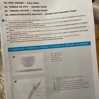 Visiere in PVC nuove