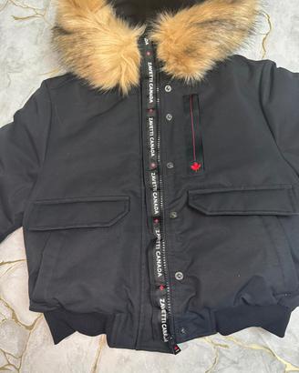 giacca  piumino Zavetti Canada nero 