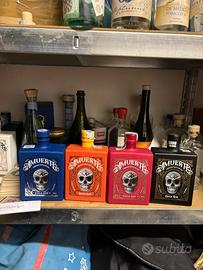 Amuerte gin arancione,nera,verde,blu