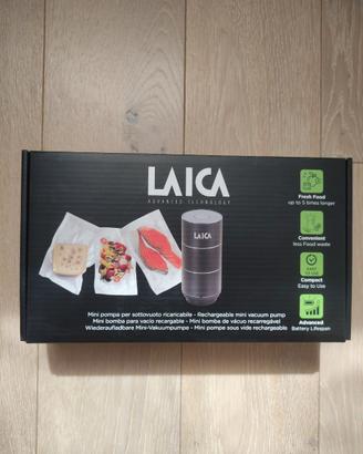 Mini pompa sottovuoto ricaricabile Laica
