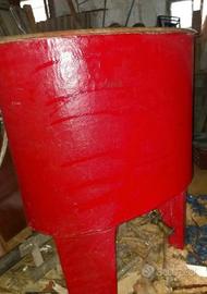 Tino in vetroresina per vino 600 litri