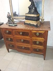 CASSETTONE FRANCESE D' EPOCA  LUIGI XVI ,FINE 700.