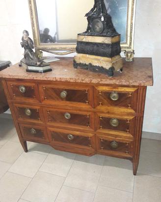 CASSETTONE FRANCESE D' EPOCA  LUIGI XVI ,FINE 700.