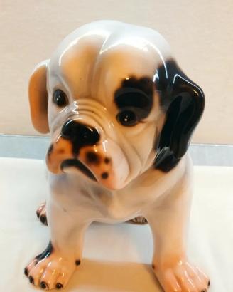 Statua cane in ceramica 