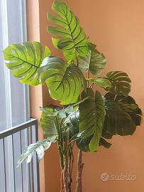 pianta artificiale monstera deliciosa 