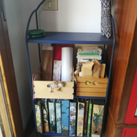 Libreria in ferro battuto