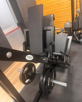 Leg Press Hack Squat Combinata