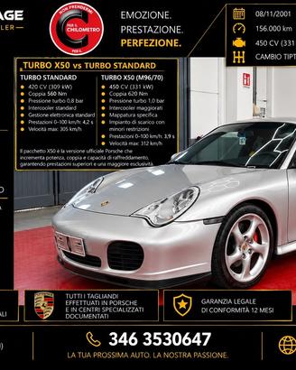 Porsche 911 Turbo x50 (kit 450CV) cat Coupé