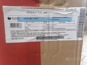 scaldabagno 11 litri nuovo