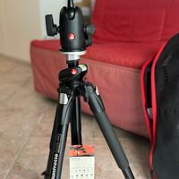 Treppiede Manfrotto 190XPROB con testa 498RC4