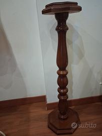 colonnina legno portavano o piante