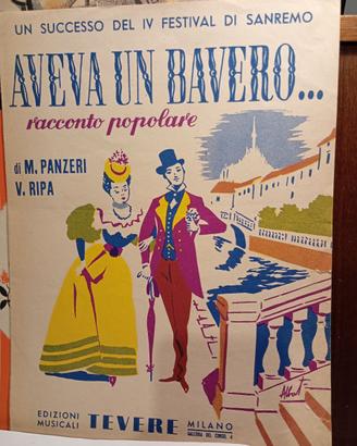 AVEVA UN BAVERO. Festival Sanremo 1954