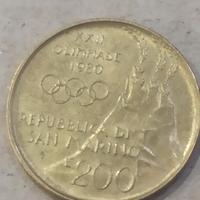 200 lire Repubblica SANMARINO 1980