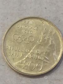 200 lire Repubblica SANMARINO 1980