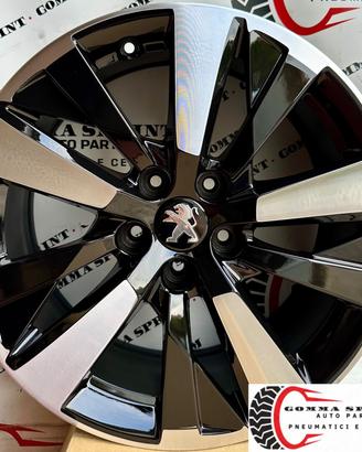 4 CERCHI IN LEGA ORIGINALI RAGGIO 17 PEUGEOT 3008