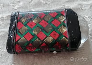 Torcia vintage lampadina metallo anni 50 60