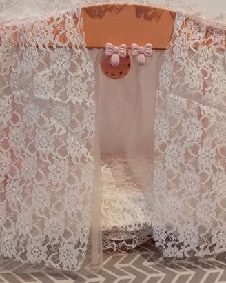 letto a baldacchino Barbie