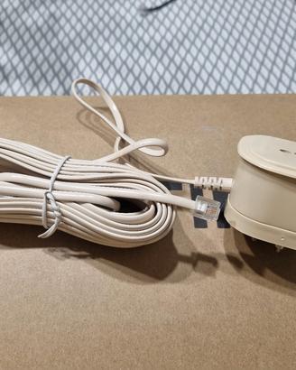 Spina Telefonica con prolunga e connettore RJ11