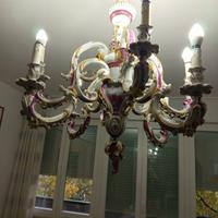 lampadario Capodimonte 