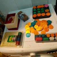 Fiches da gioco vari modelli+1 mazzo di carte